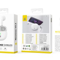 Auriculares Bluetooth Inalambricos estilo Airpods NC3287 BL Auriculares TWS Bluetooth 5.3, Bateria (30mAh*2)Con Estuche Recargable 300mAh, Blanco - Imagen 2