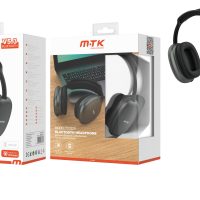 Auriculares Cascos Bluetooth Inalámbricos TC3320 Luxury NE+GR Auricular Bluetooth 5.3, 30 hora reproduccion, Soporta llamadas, Bateria 300mAh, Negro+Gris - Imagen 2