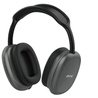 Auriculares Cascos Bluetooth Inalámbricos TC3320 Luxury NE+GR Auricular Bluetooth 5.3, 30 hora reproduccion, Soporta llamadas, Bateria 300mAh, Negro+Gris