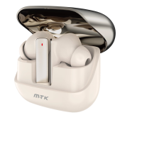 Auriculares Bluetooth Inalambricos estilo Airpods TC3321 Luxury RS+OR Auricular TWS Bluetooth 5.3, Bateria (30mAh*2) con Estuche Recargable 250mAh, Rosa+Oro