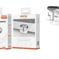 Auriculares Bluetooth Inalambricos estilo Airpods TC3321 Luxury BL+GR Auricular TWS Bluetooth 5.3, Bateria (30mAh*2) con Estuche Recargable 250mAh, Blanco+Gris - Imagen 2
