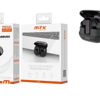 Auriculares Bluetooth Inalambricos estilo Airpods TC3321 Luxury NE Auricular TWS Bluetooth 5.3, Bateria (30mAh*2) con Estuche Recargable 250mAh, Negro - Imagen 2