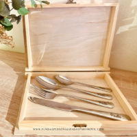 Caja Madera de Cubiertos Personalizada Comunión - Imagen 10