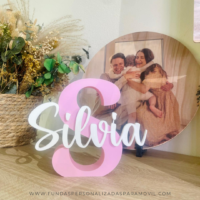 Inicial con nombre Personalizado 3D - Imagen 3