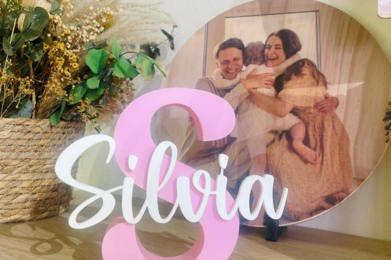 letras 3D con nombre personalizadas - Silvia