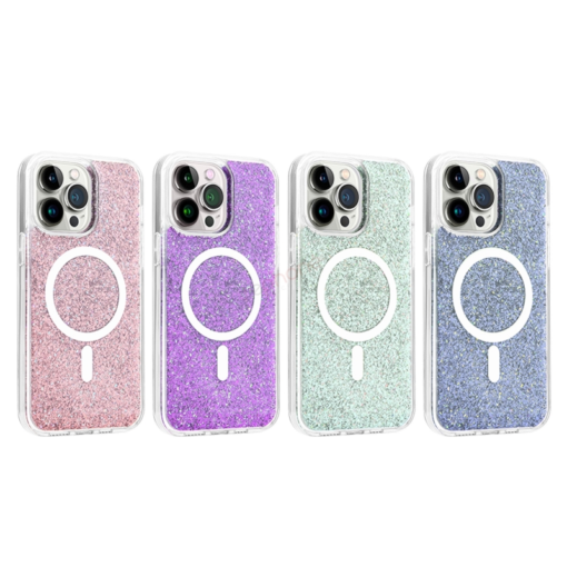 Iphone Funda Purpurina  con Magsafe Glitter