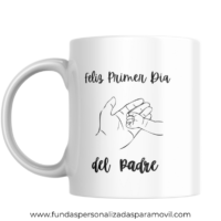 Taza Personalizada con Foto Diseño Papá- Feliz Primer día del Padre - Imagen 2