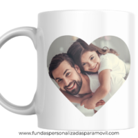 Taza Personalizada con Foto Diseño Papá- El Mejor Papá /Abuelo/ Tío del Mundo Mundial -Azul - Imagen 3