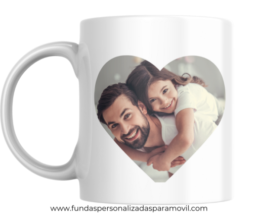 Taza Personalizada con Foto Diseño Papá- El Mejor Papá /Abuelo/ Tío del Mundo Mundial -Azul - Imagen 3