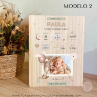 Natalicio Personalizado de Madera - Imagen 3