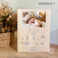 Natalicio Personalizado de Madera - Imagen 2
