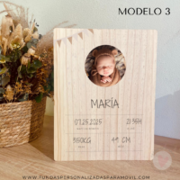 Natalicio Personalizado de Madera - Imagen 4