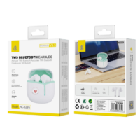 Auriculares Bluetooth Inalambricos estilo Airpods NC3295 Auriculares TWS Bluetooth 5.3, Bateria (30mAh*2) con Estuche Recargable 300mAh, Blanco - Imagen 2