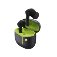 Auriculares Bluetooth Inalambricos estilo Airpods NC3295 Auriculares TWS Bluetooth 5.3, Bateria (30mAh*2) con Estuche Recargable 300mAh, Negro+verde