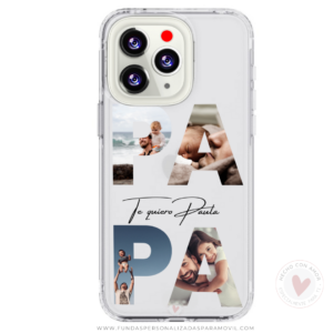Funda Personalizada con Foto Letras Papá