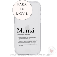 Funda Personalizada con Foto Diseño Mamá Definición