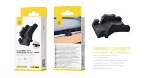 Soporte Movil Coche Tesla / Universal NE5367 NE Soporte universal de movil para airvent de coche TES.LA Model 3/Y, Negro