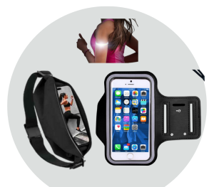 Brazaletes y Cinturón Deportivo Fundas para Deporte