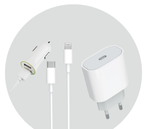 Cargadores , Cables , Adaptadores