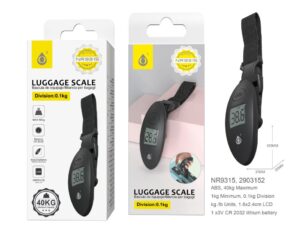 Báscula de Equipaje Digital NR9315 NE – Negra