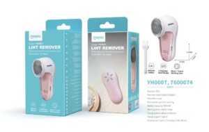 Quitapelusas Eléctrico Recargable – Blanco y Rosa | YH0007