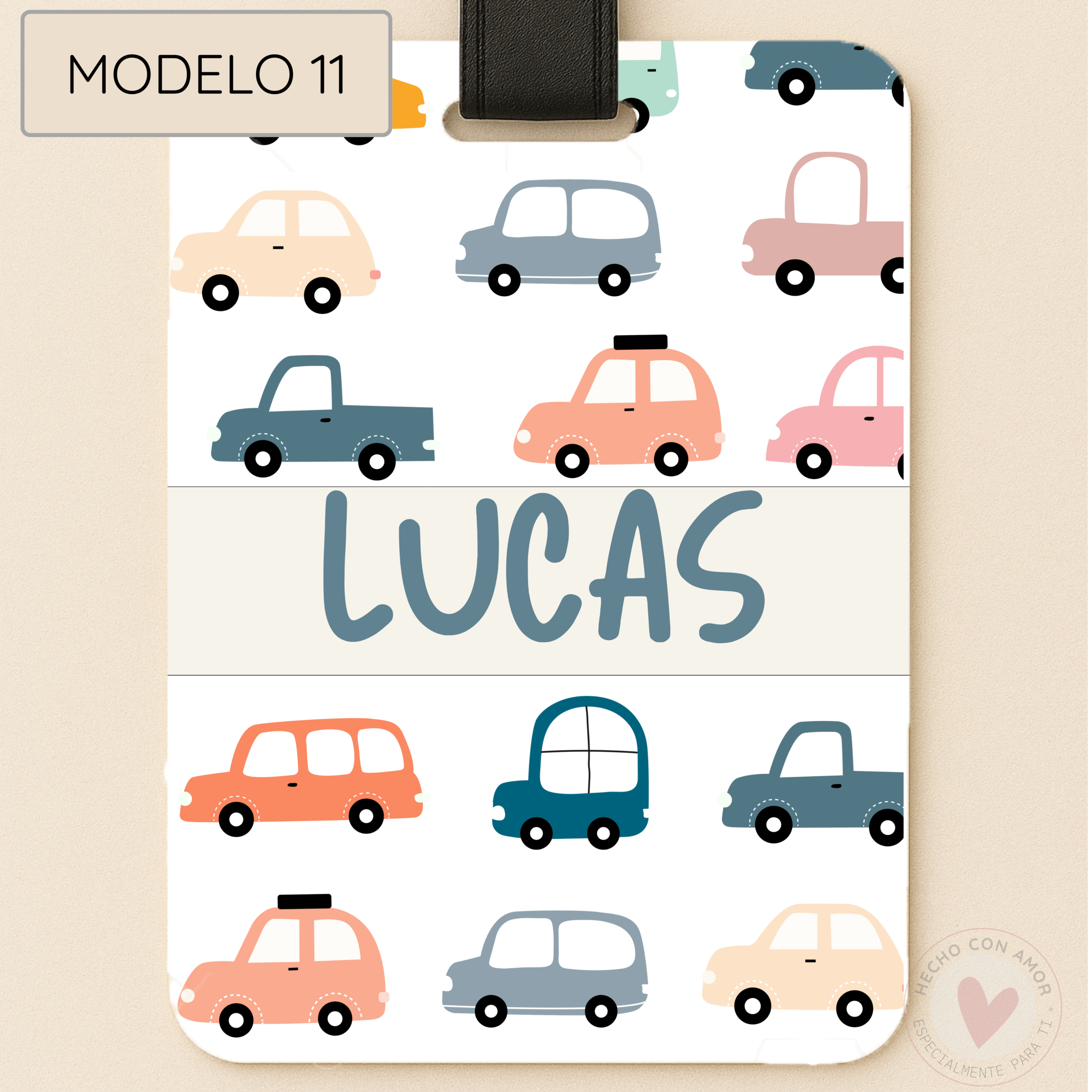 Tarjeta Personalizada con Nombre para Mochila Escolar. Tarjeta Identificación de Mochila, Maleta, Bolso personalizada con Nombre, dibujo, Foto.. - Imagen 22