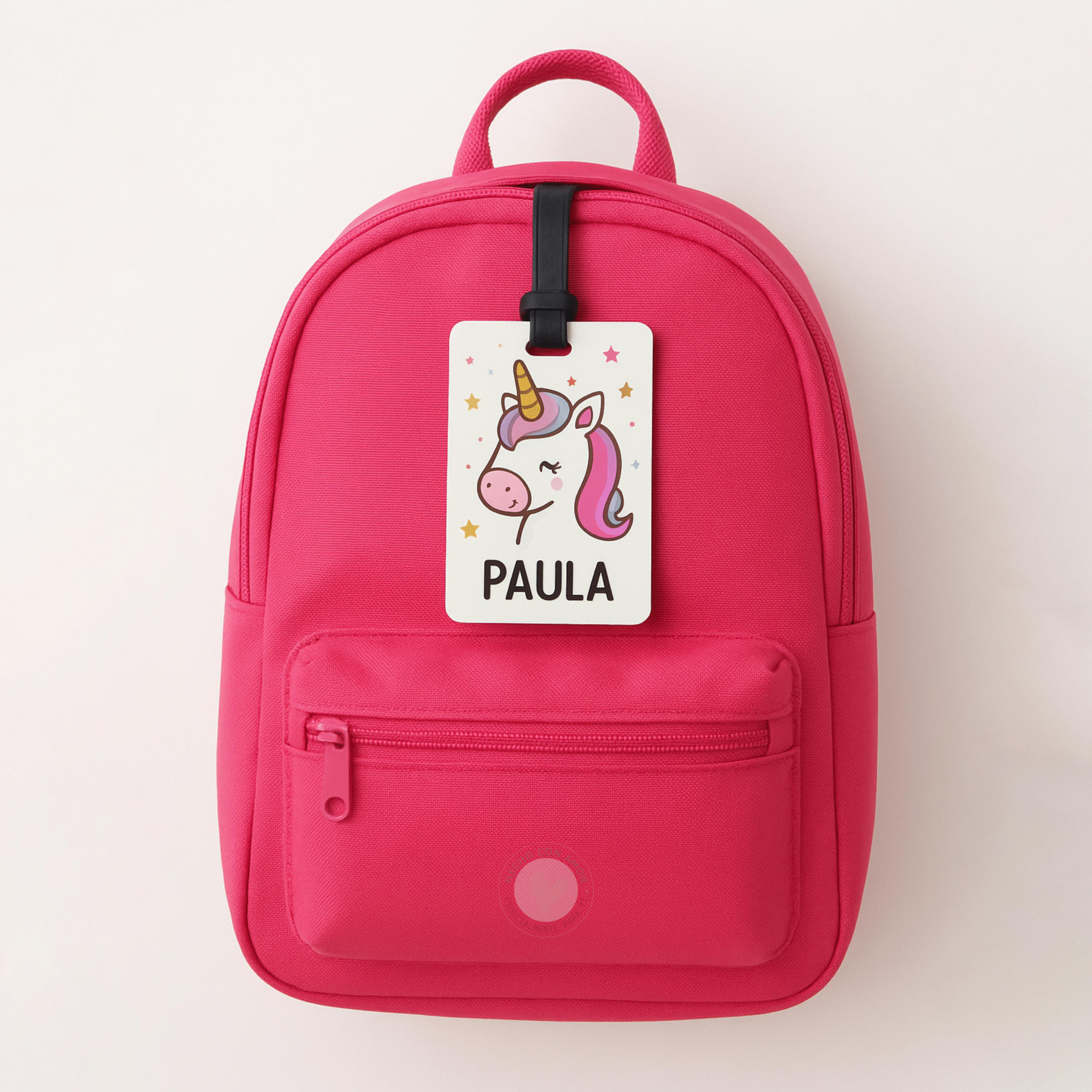 Tarjeta Personalizada con Nombre para Mochila Escolar. Tarjeta Identificación de Mochila, Maleta, Bolso personalizada con Nombre, dibujo, Foto.. - Imagen 7