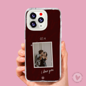 Funda Personalizada con Foto Diseño San Valentín Instantanea I love