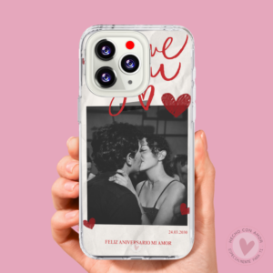 Funda Personalizada con Foto Diseño San Valentín Love  Corazon