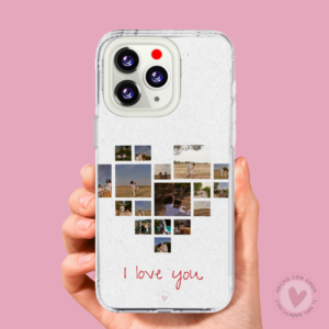 Funda Personalizada con Foto Diseño San Valentín Instantanea  Corazon