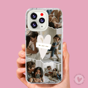 Funda Personalizada con Foto Diseño San Valentín Collage  Corazon