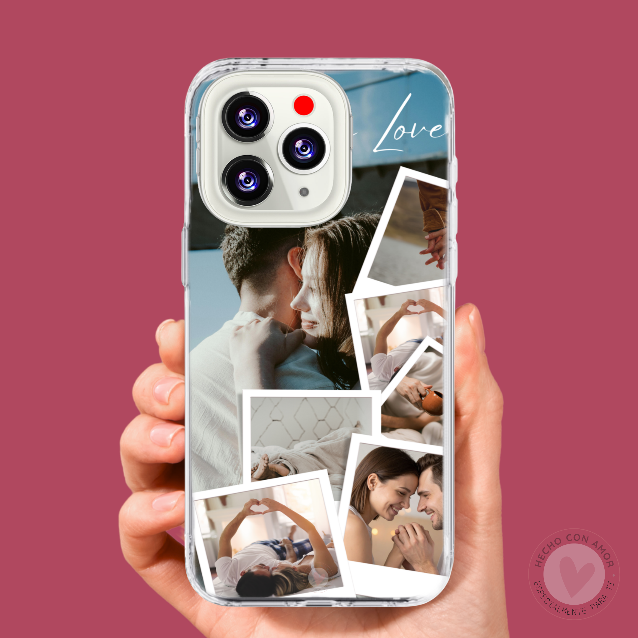 Funda Personalizada con Foto Diseño San Valentín Collage My Love - Imagen 3