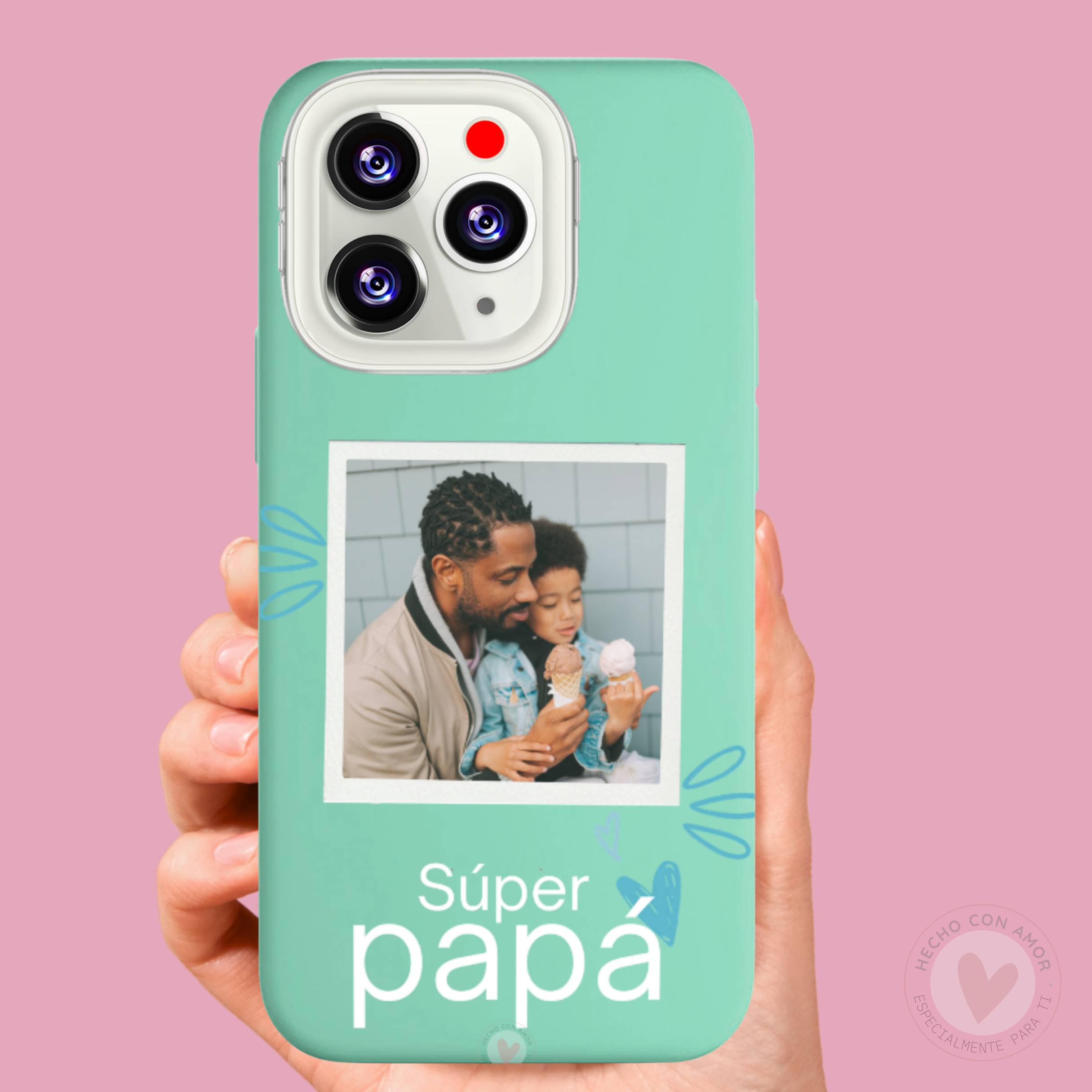 Especial Día del Padre Pack Completo Funda Personalizada Papá + Taza Personalizada Papá + Llavero - Imagen 23