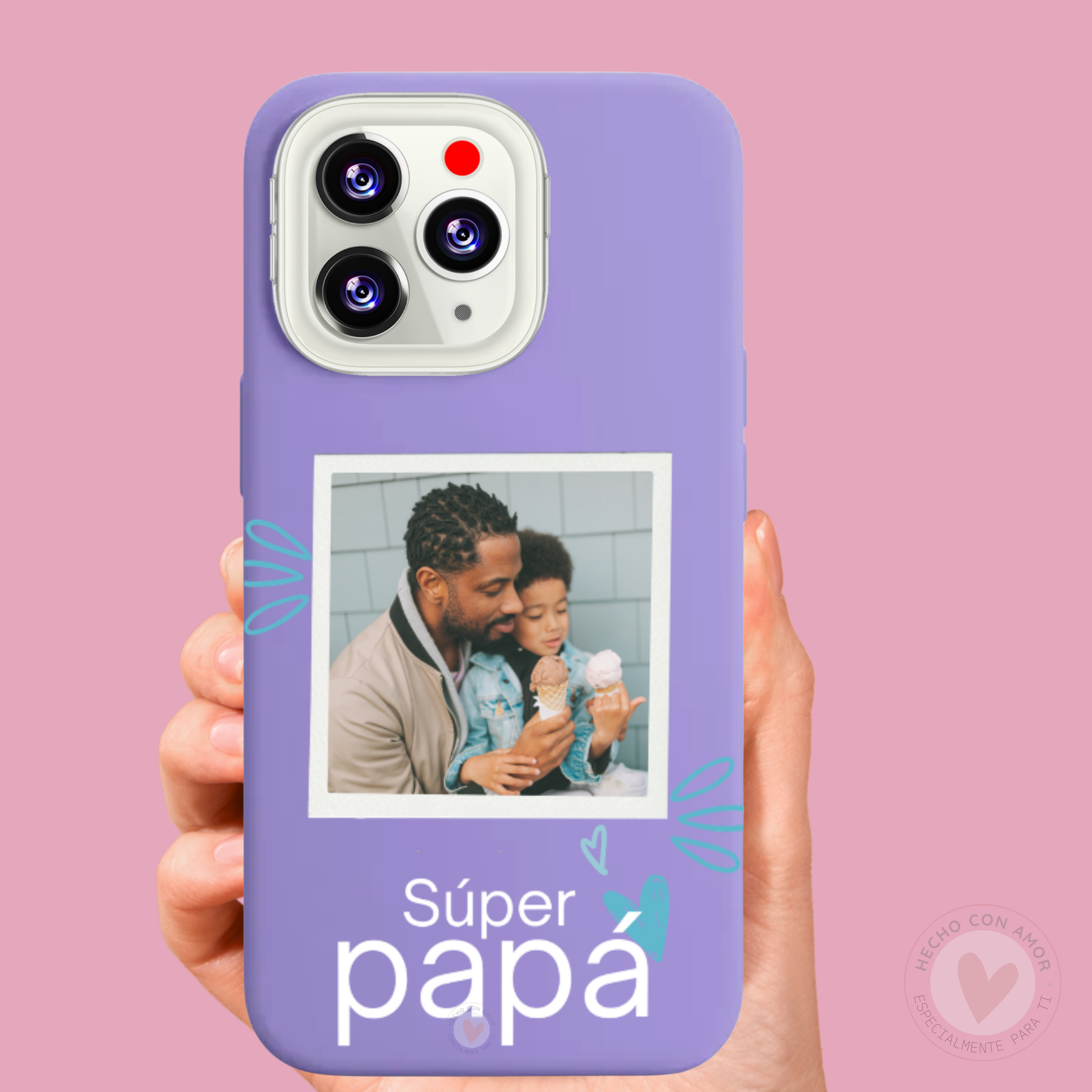 Especial Día del Padre Pack Completo Funda Personalizada Papá + Taza Personalizada Papá + Llavero - Imagen 18
