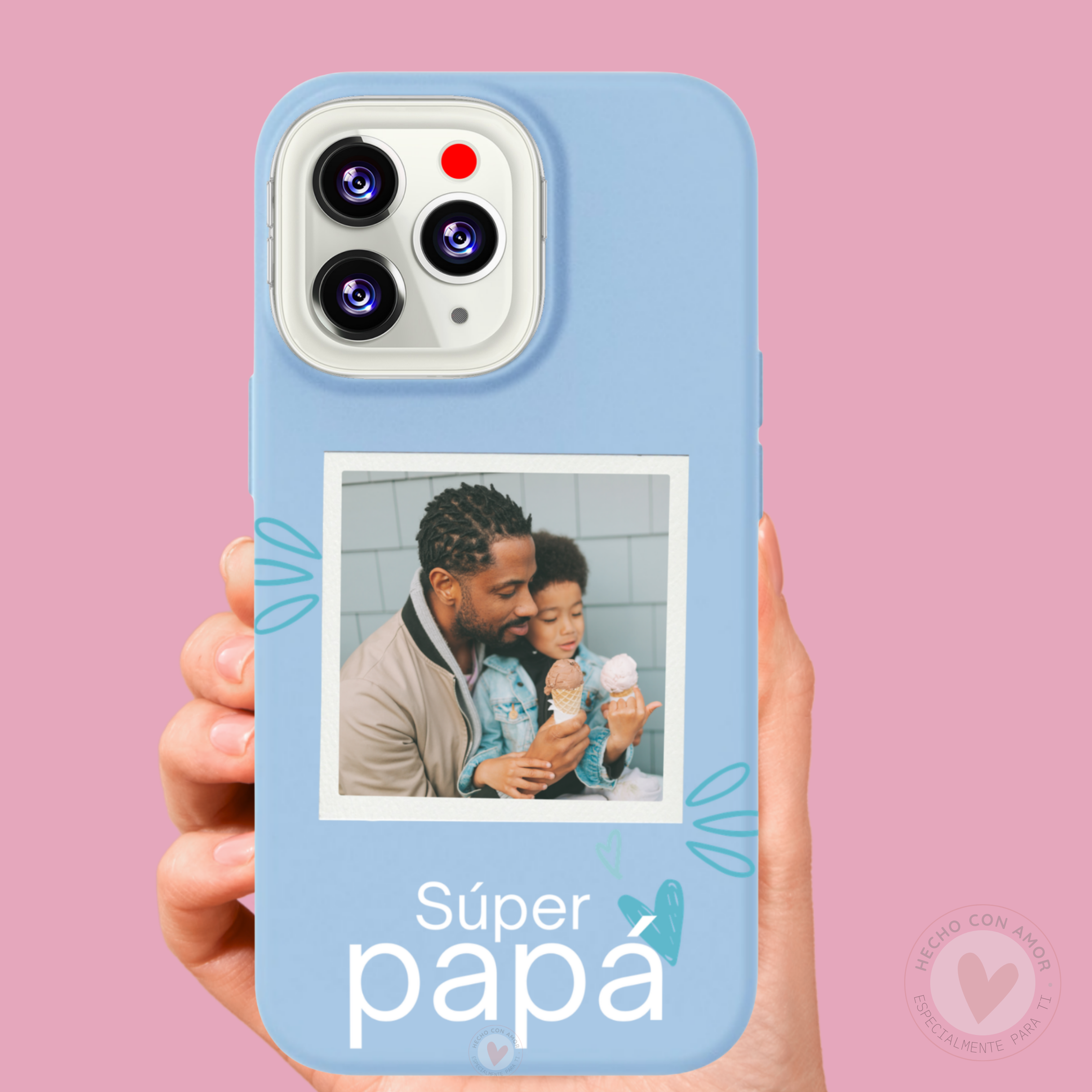 Especial Día del Padre Pack Completo Funda Personalizada Papá + Taza Personalizada Papá + Llavero - Imagen 17