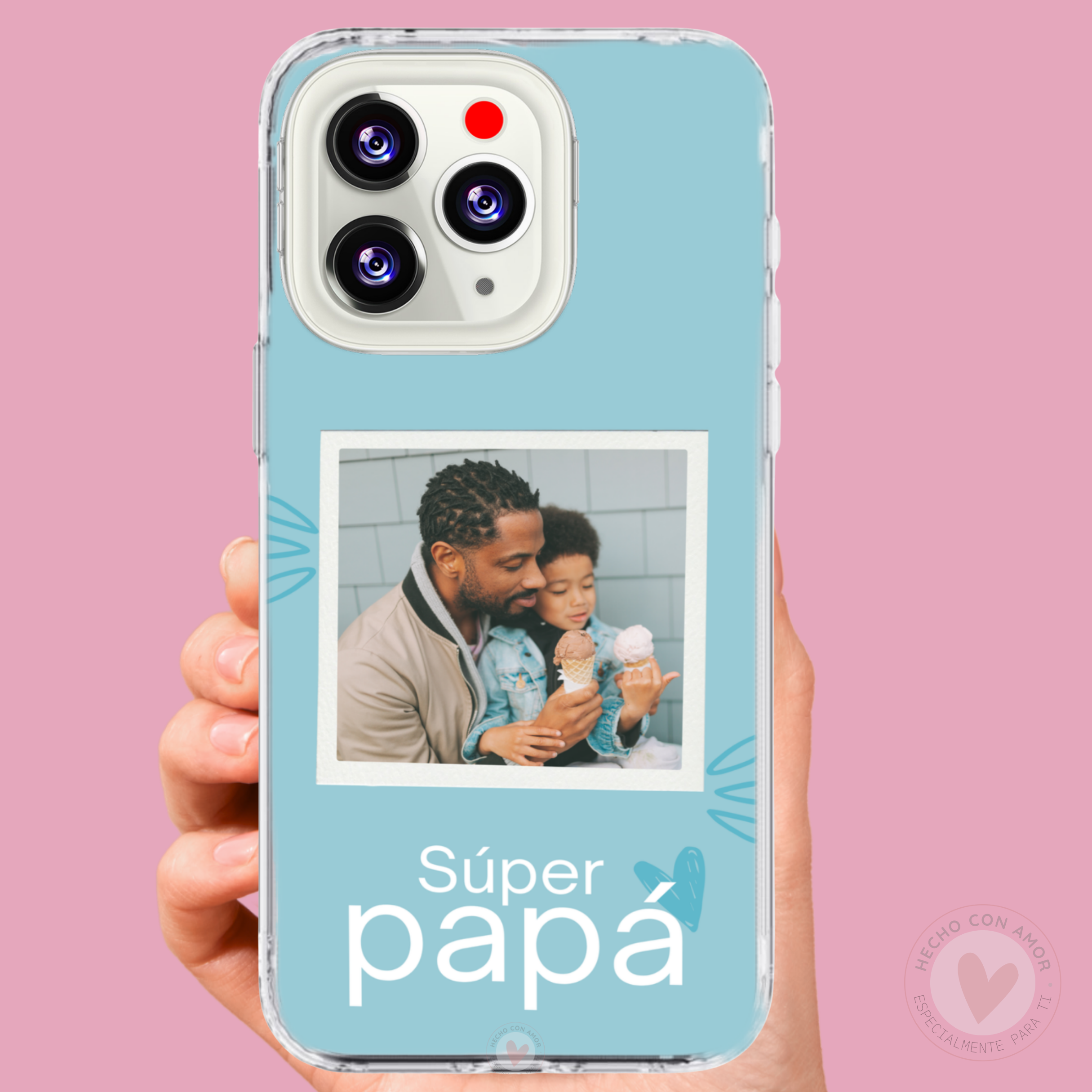 Especial Día del Padre Pack Completo Funda Personalizada Papá + Taza Personalizada Papá + Llavero - Imagen 16
