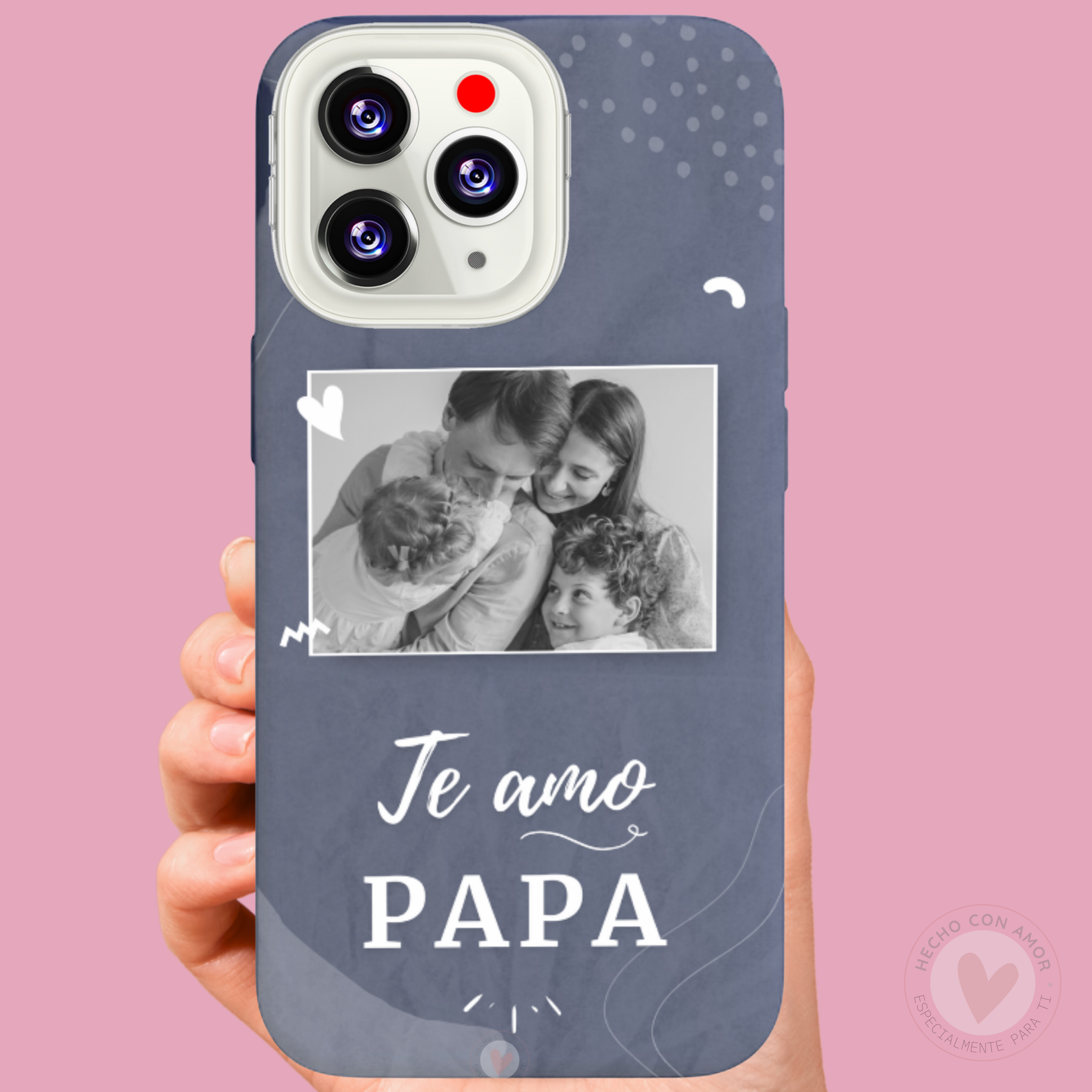 Especial Día del Padre Pack Completo Funda Personalizada Papá + Taza Personalizada Papá + Llavero - Imagen 28