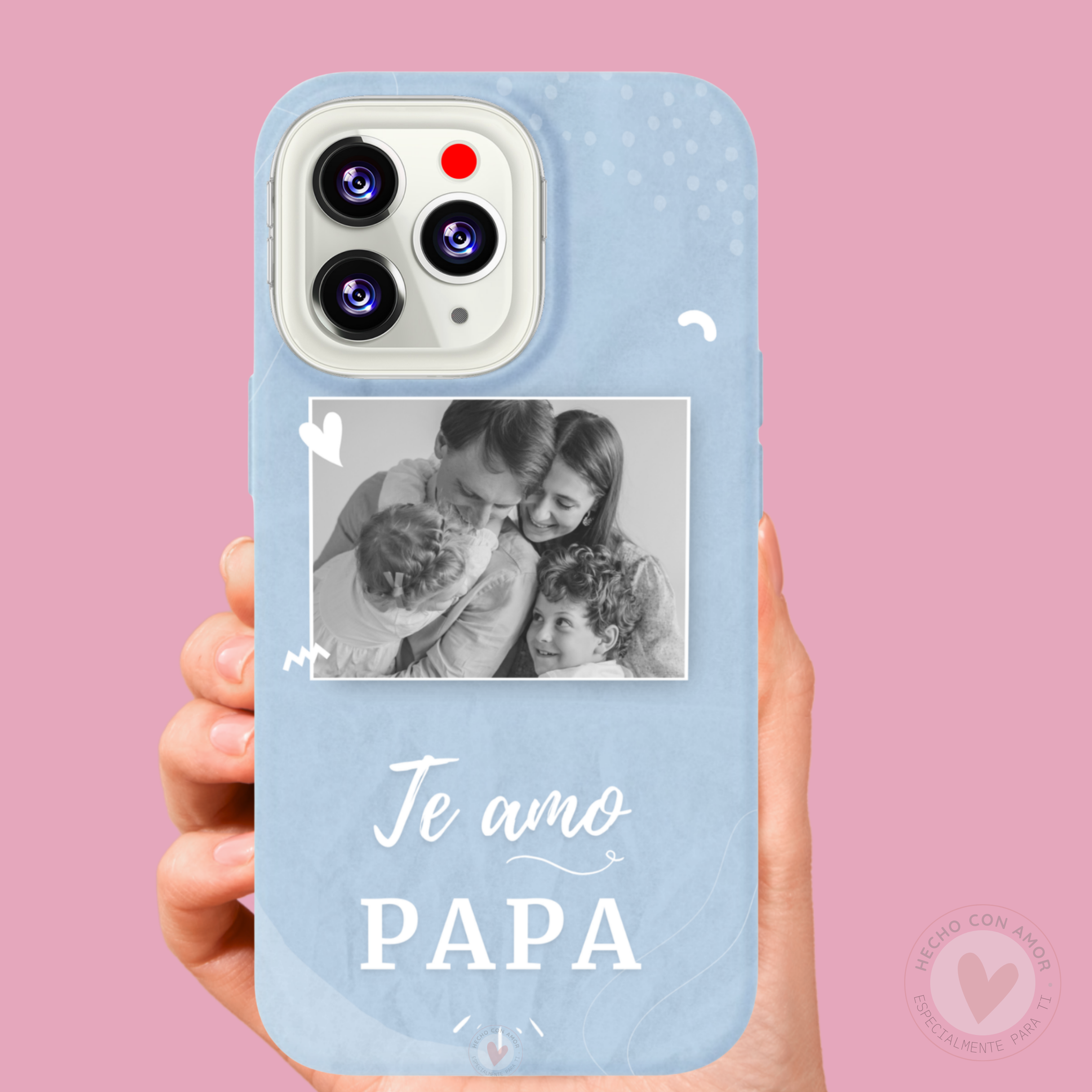 Especial Día del Padre Pack Completo Funda Personalizada Papá + Taza Personalizada Papá + Llavero - Imagen 25