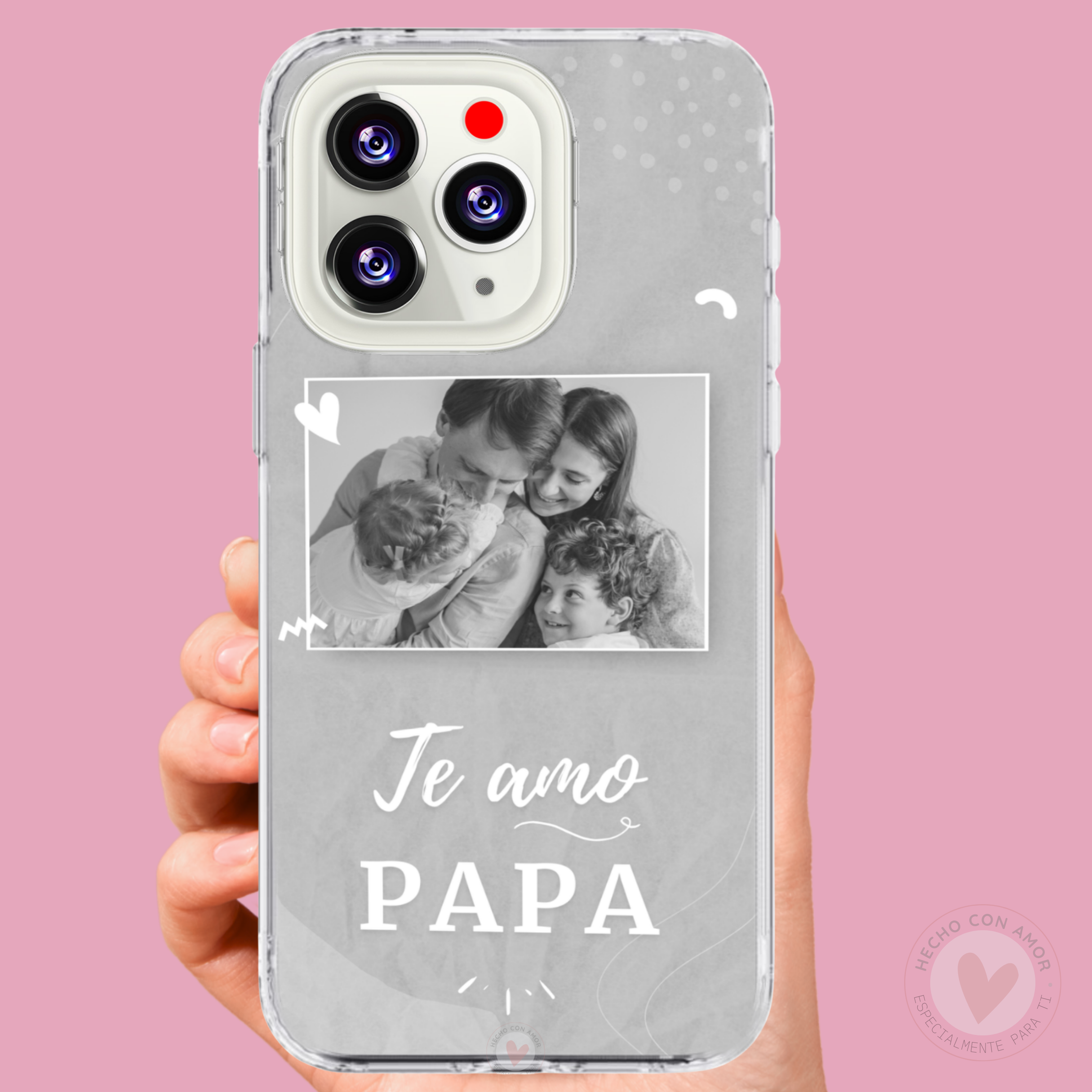 Especial Día del Padre Pack Completo Funda Personalizada Papá + Taza Personalizada Papá + Llavero - Imagen 24