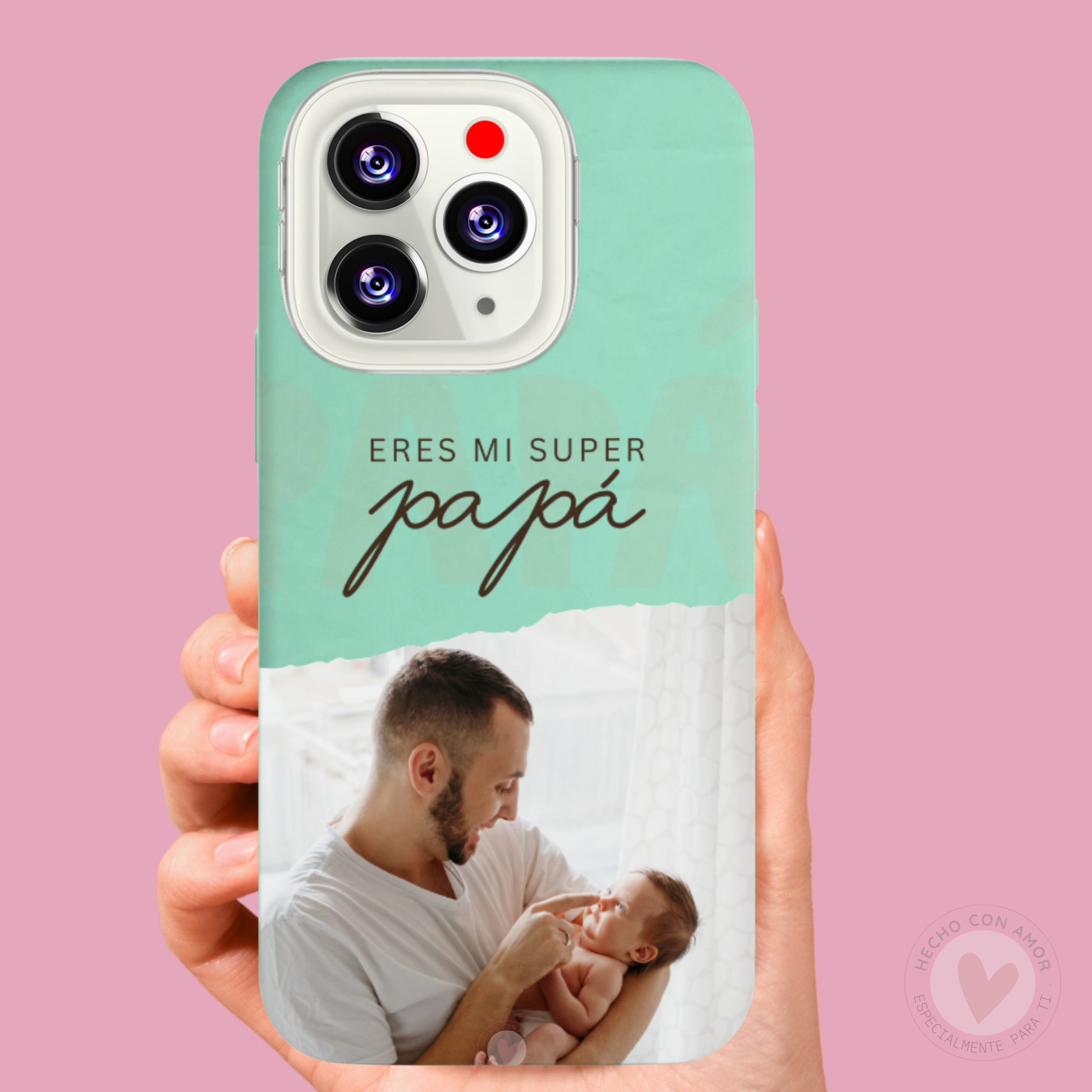 Especial Día del Padre Pack Completo Funda Personalizada Papá + Taza Personalizada Papá + Llavero - Imagen 48