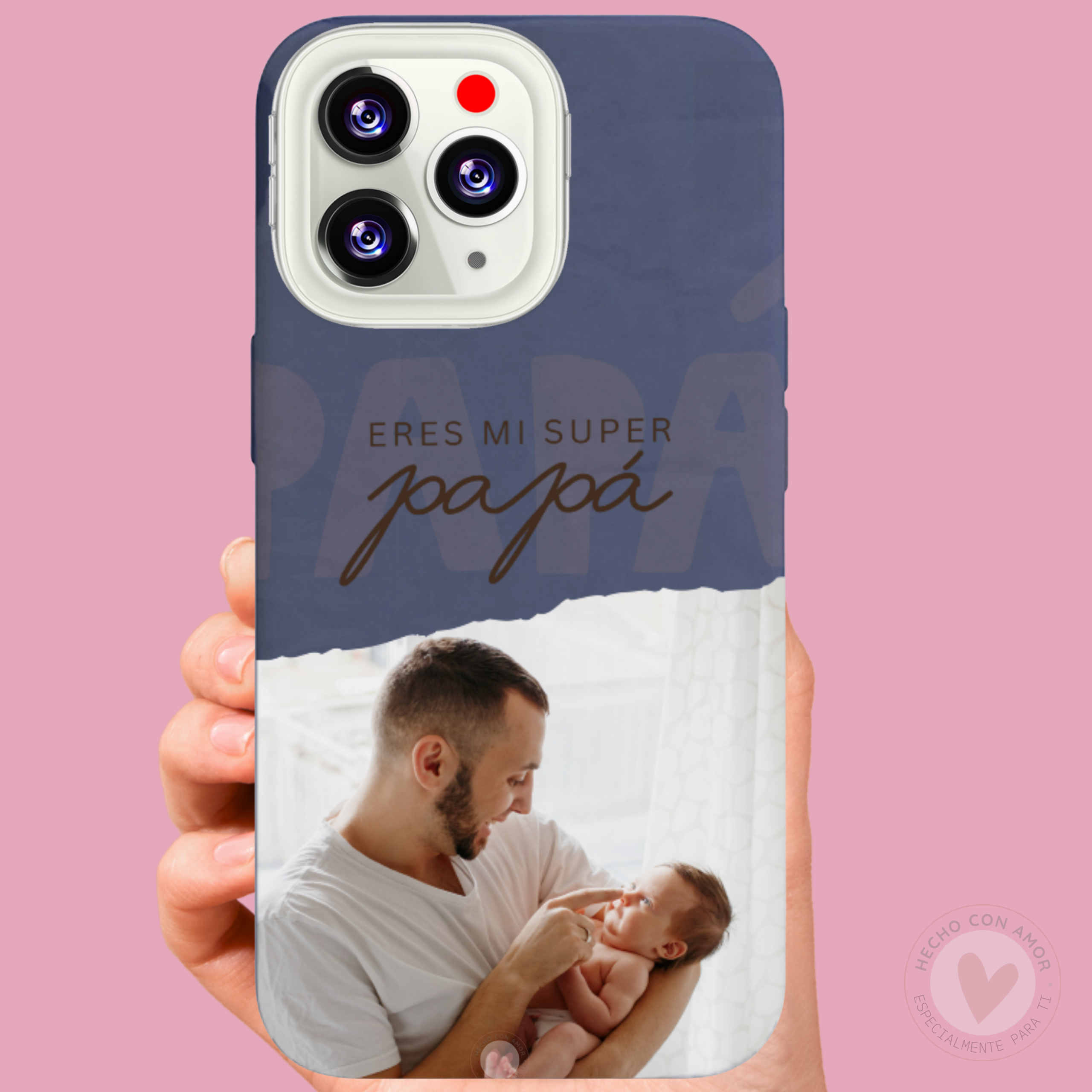 Especial Día del Padre Pack Completo Funda Personalizada Papá + Taza Personalizada Papá + Llavero - Imagen 44