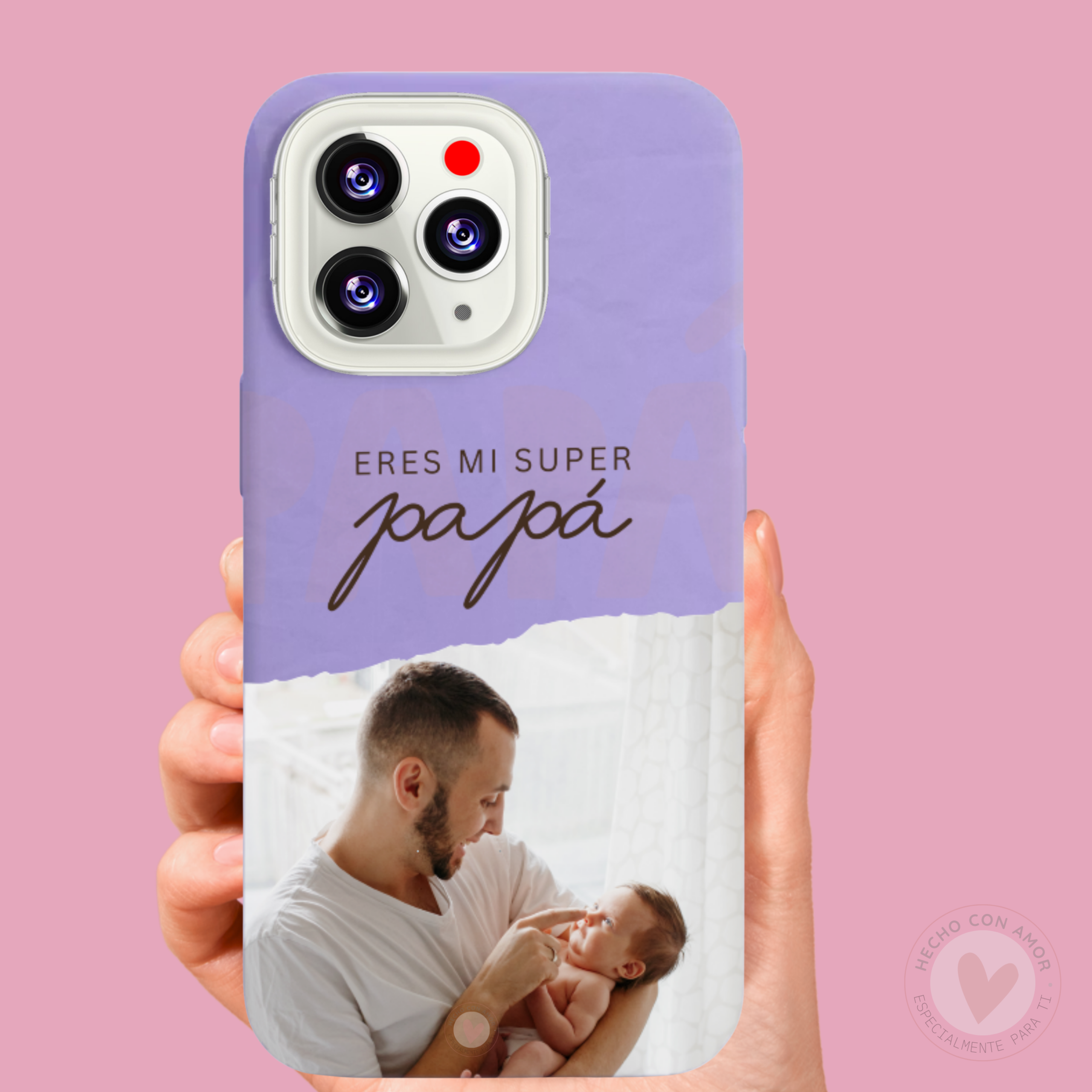 Especial Día del Padre Pack Completo Funda Personalizada Papá + Taza Personalizada Papá + Llavero - Imagen 42