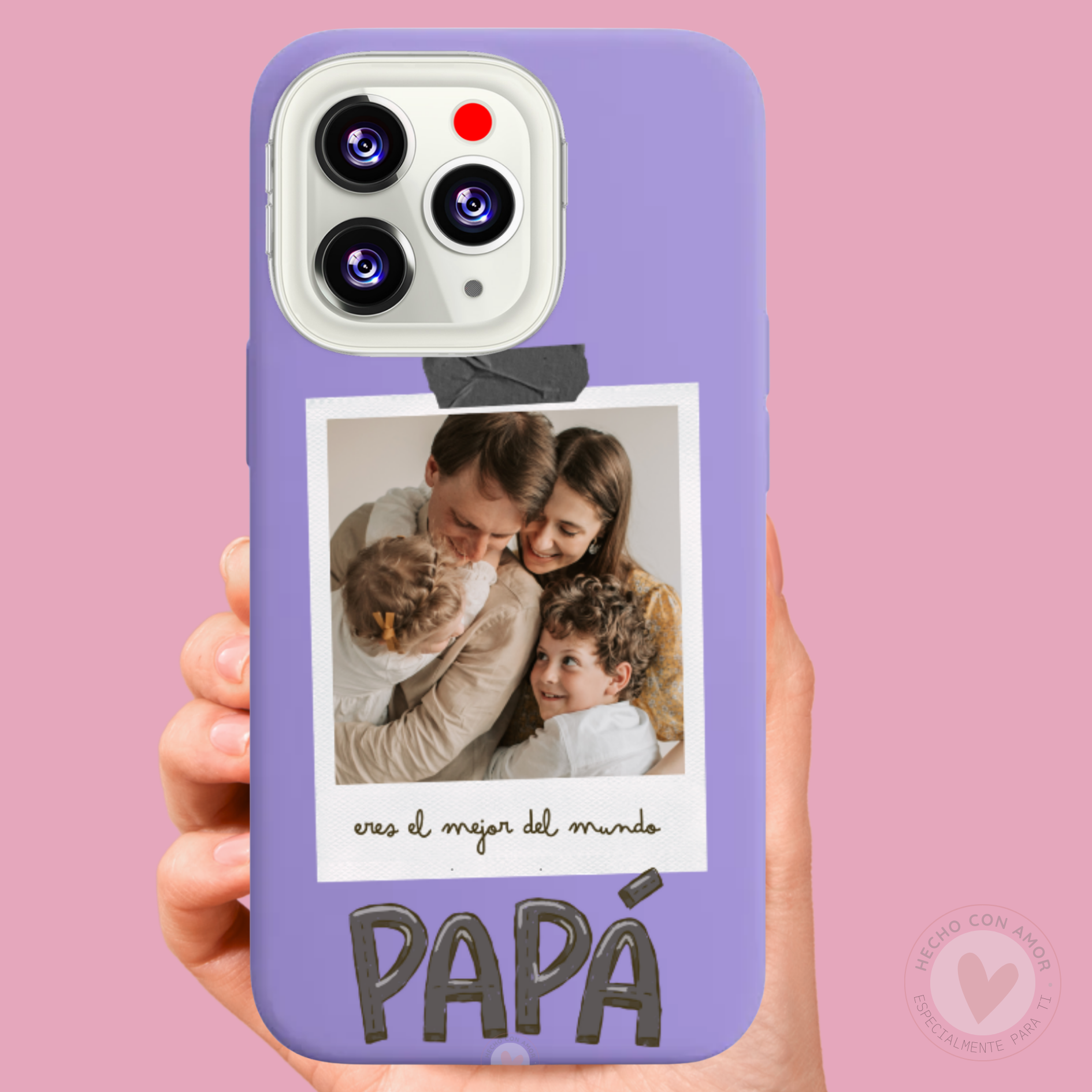 Funda Personalizada con Foto Papá Día del Padre -89 - Imagen 7