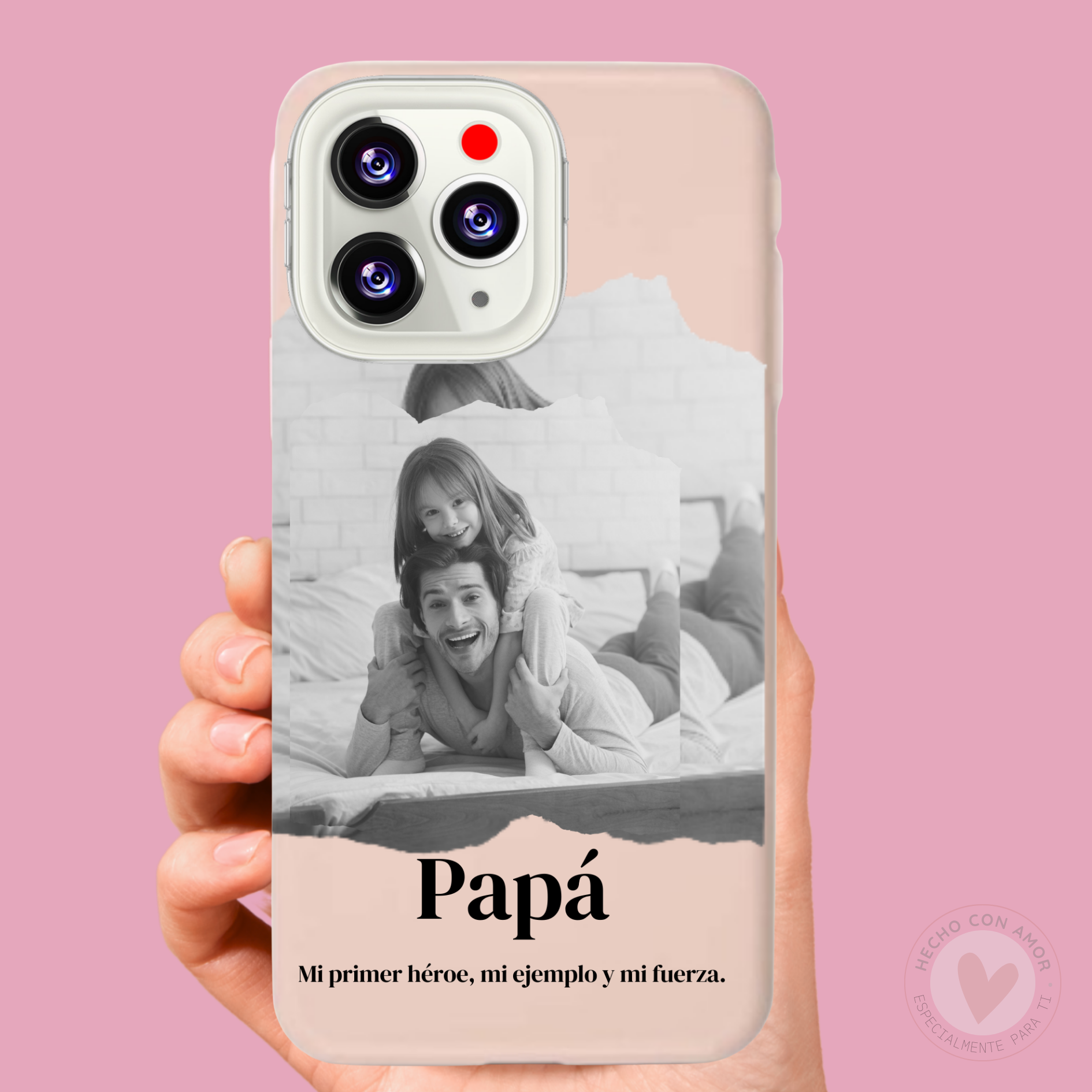 Funda Personalizada con Foto Papá Día del Padre -91 - Imagen 5