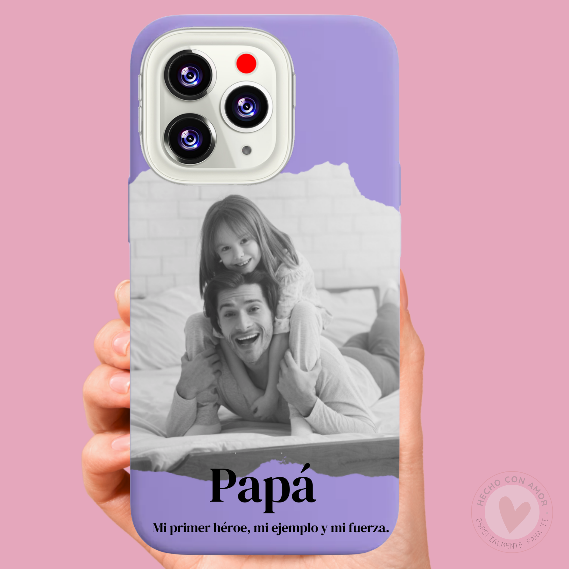 Funda Personalizada con Foto Papá Día del Padre -91
