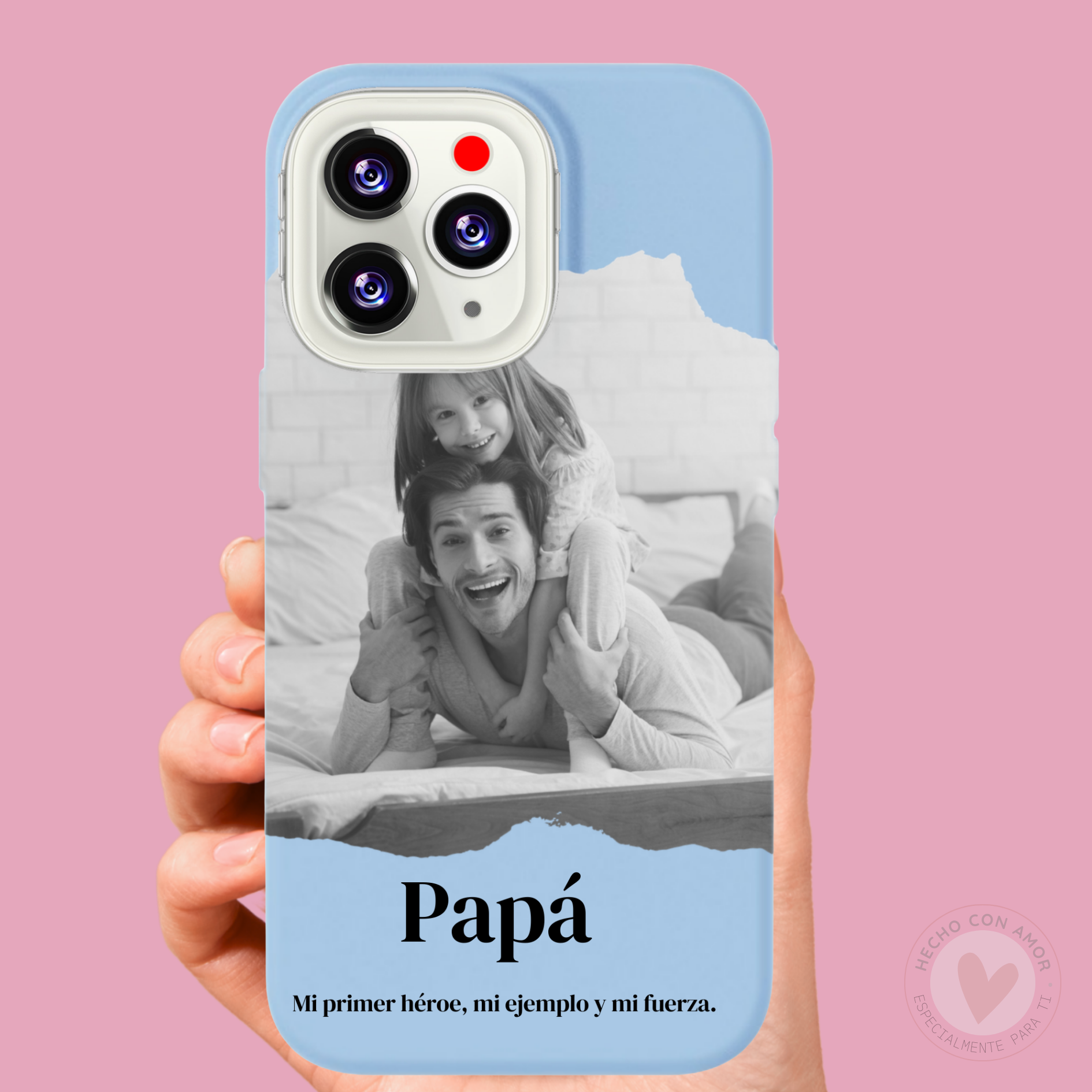 Funda Personalizada con Foto Papá Día del Padre -91 - Imagen 3