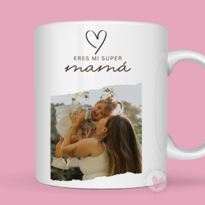 Taza Personalizada con Frase Diseño Mamá Día de la Madre 55